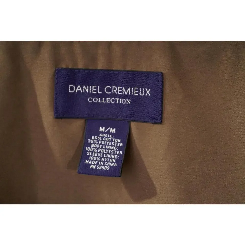 Daniel Cremieux Jacket coat bomber Men's Sz M